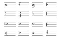 Lowercase Letters Writing Worksheet Writing Practice Worksheets