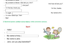 Making Dialogues Worksheet
