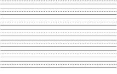 Manuscript Paper Large Kindergarten Writing Paper Writing Paper