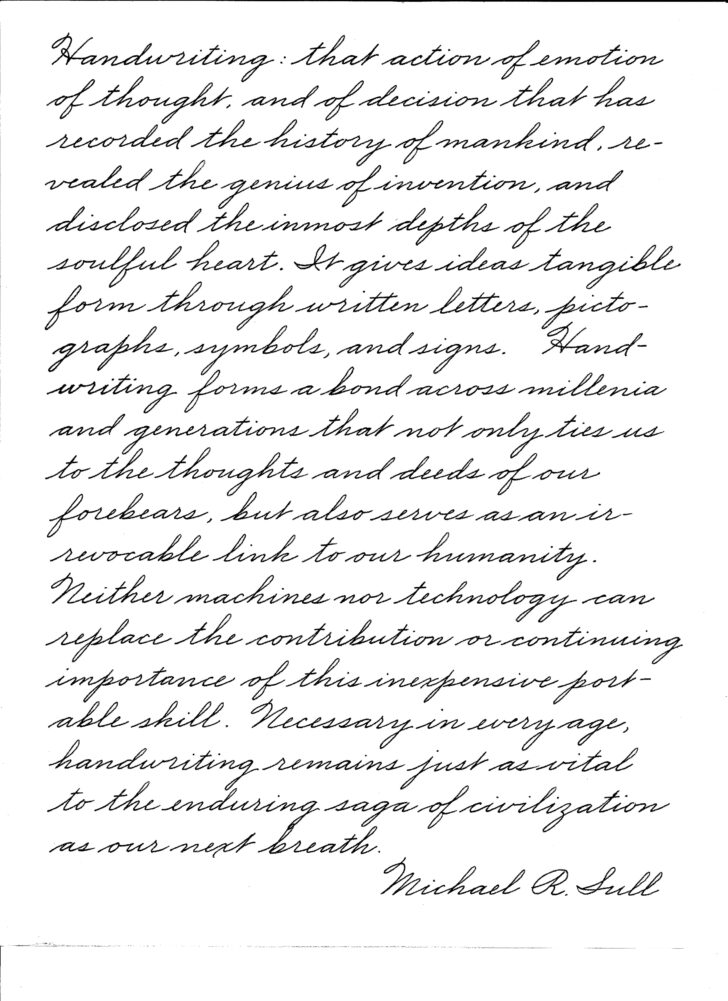 Cursive Writing Worksheets For Adults