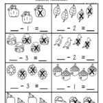 Missing Subtraction Number Sentences Worksheet