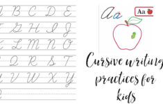 Montessori Cursive Letters Practice Cursive Letter Writing Guide For