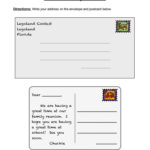 My Address Envelopes And Letters Worksheet Addressing Envelopes