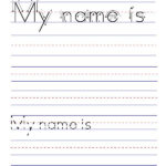 My Name Is Blank Name Worksheet Name Tracing Worksheets