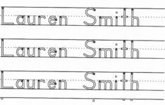 Name Trace Worksheets Printable Activity Shelter