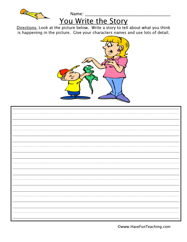 Narrative Writing Worksheets Page 2 Of 2 Have Fun Teaching