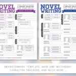 Novel Writing Templates V2 Etsy