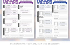 Novel Writing Templates V2 Etsy