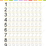 Number 1 10 Trace And Write Handwriting Practice Learning Numbers