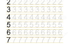 Number 1 10 Trace And Write Handwriting Practice Learning Numbers