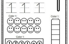 Number 1 Worksheet For Kids Preschoolplanet Numbers Preschool