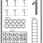 Number 1 Worksheet For Kids Preschoolplanet Preschool Number