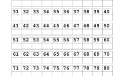 Number Worksheets 1 100 Writing Numbers Number Worksheets Numbers 1 100