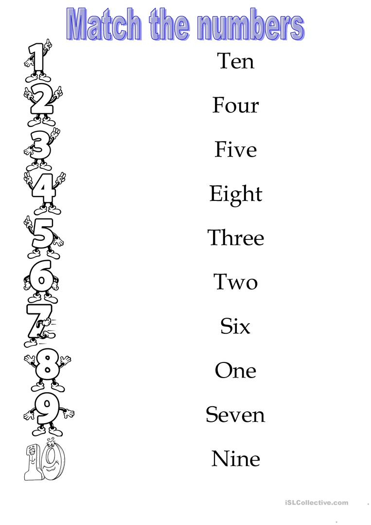 Numbers 1 10 Worksheet Free ESL Printable Worksheets Made By Teachers