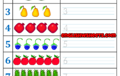 Numbers 1 9 Kindergarten Writing Exercise Worksheet