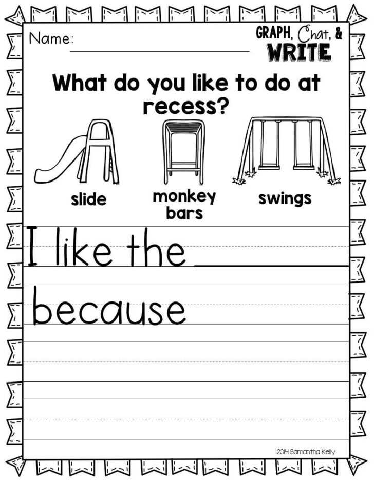 Creative Writing Worksheets For Kindergarten