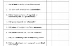 Paragraph Correction Worksheets