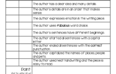 Peer Writing Checklist pdf Google Drive Writing Checklist