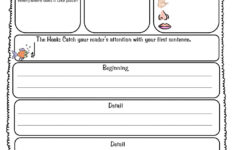 Personal Narrative Graphic Organizer Interactive Worksheet