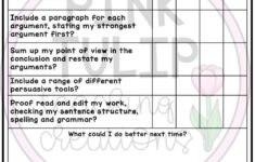 Persuasive Writing Worksheet Pack Persuasive Writing Explanation