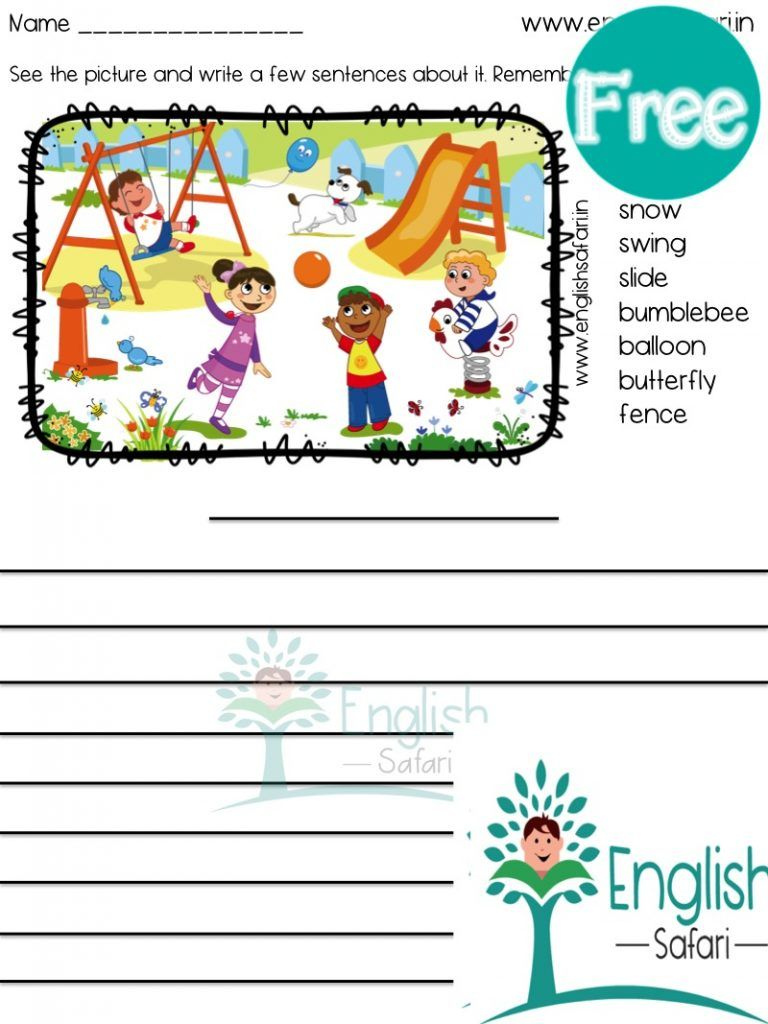 Picture Composition Worksheets FREE Www worksheetsenglish Picture 