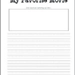 Picture Writing Prompts For 2nd Grade My Favorite Movie Free Printable