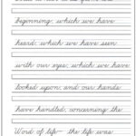 Pin By Annette On B1 Cursive Worksheets Cursive Handwriting