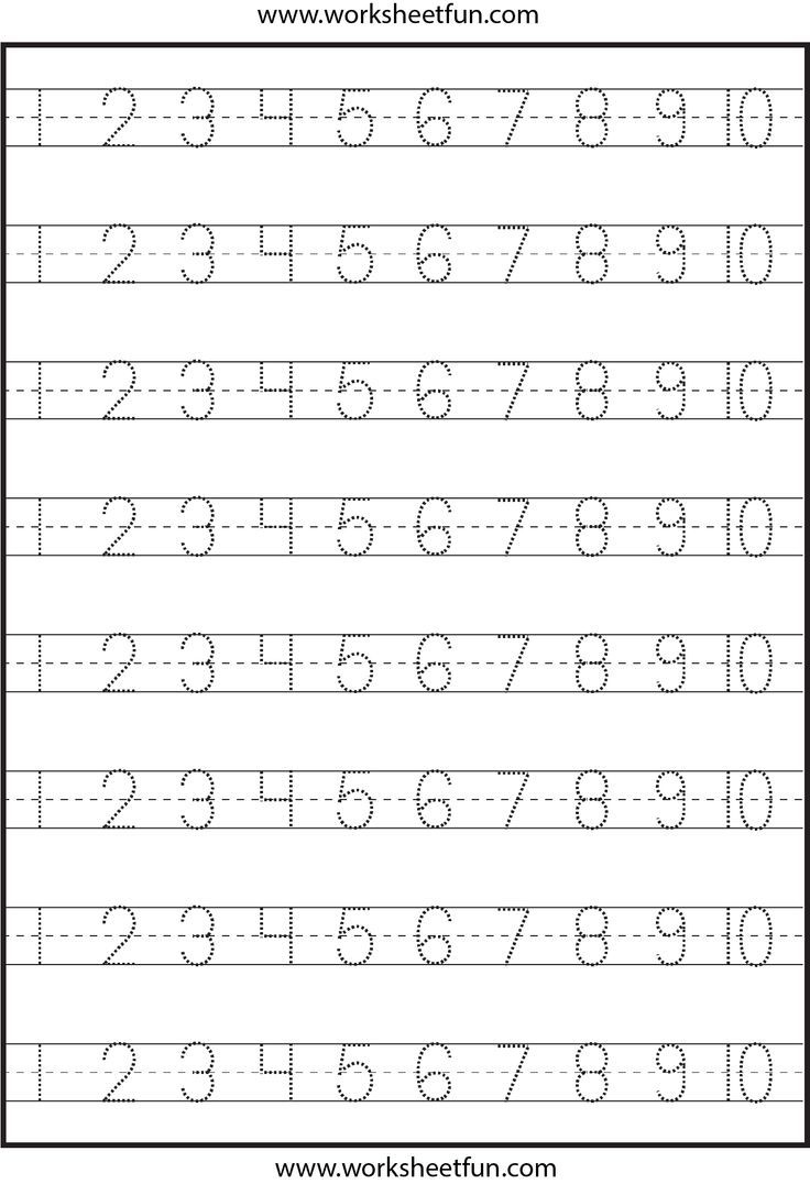 Pin By Isabel Smith On NUMEROS Free Preschool Worksheets Numbers 
