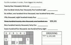 Place Value Worksheet Up To 10 Million