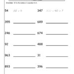 Place Value Worksheets From The Teacher S Guide Expanded Form