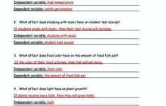 Practice Writing Hypothesis Worksheet Answers