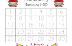 Practice Writing Numbers 1 50 On Tracing Numbers 1 30 Worksheets