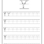 Practice Writing The Uppercase Letter Y Worksheet For Kindergarten