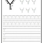 Practice Writing The Uppercase Letter Y Worksheet For Primary School
