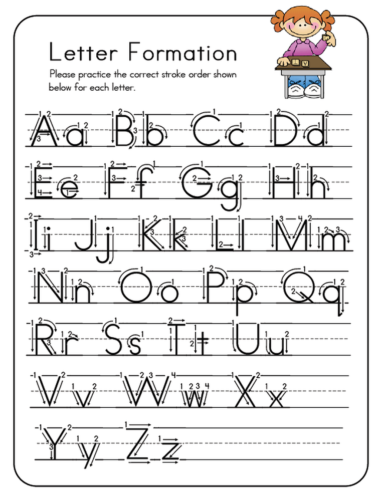 Pre K Letters Templates Activity Shelter