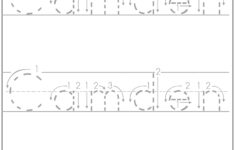 Pre K Name Tracing Worksheets AlphabetWorksheetsFree