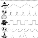 Pre Writing Practice Halloween Worksheet Halloween Worksheets