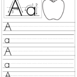 Preschool Handwriting Worksheets Free Practice Pages