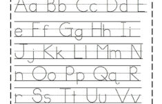 Preschool Practice Writing Letters Sheets Teaching Treasure