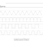 Preschool Printable Writing Patterns Writing Worksheets Cursive