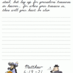 Printable Bible Cursive Worksheet Packet Free For Kids Penmanship Or