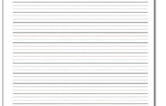 Printable Handwriting Paper