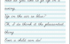 Printable Handwriting Worksheets Manuscript And Cursive