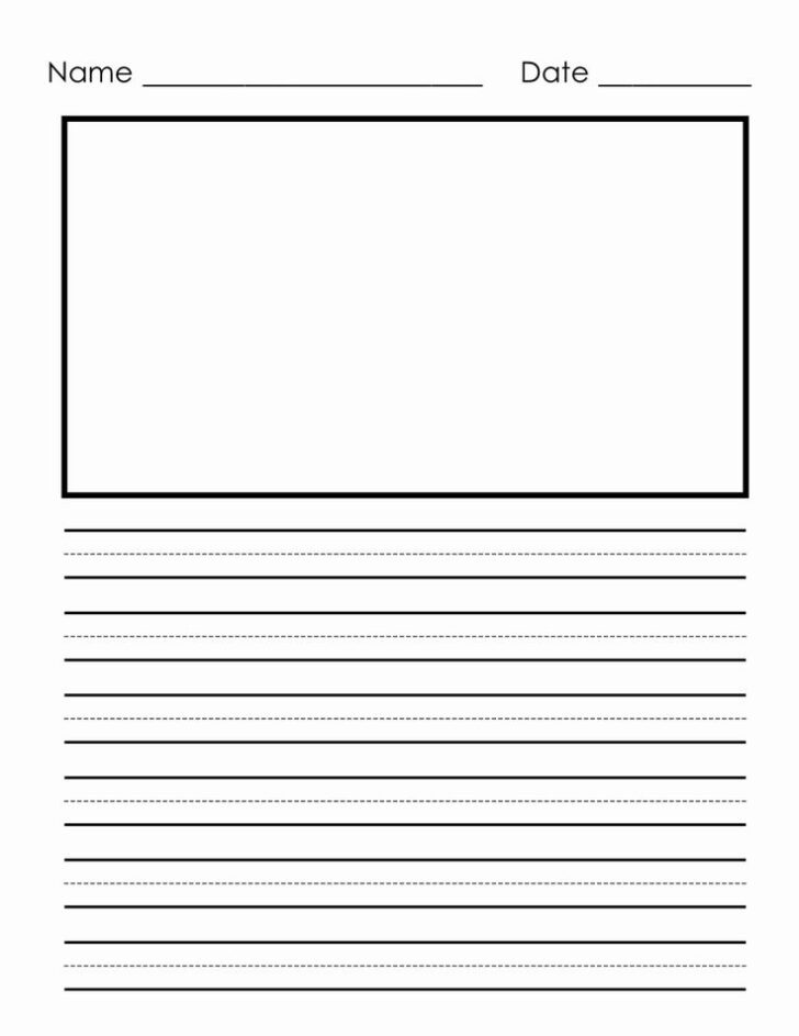 Printable Kindergarten Writing Paper Unique Writing Paper Printable For | Writing Worksheets