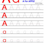 Printable Letter A Worksheet For Pre School Students Free Download