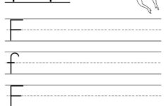 Printable Letter F Handwriting Worksheet Educacion