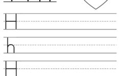 Printable Letter H Handwriting Worksheet Handwriting Worksheets