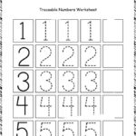 Printable Practice Writing Number For Kindergarten Free
