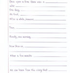 Read And Complete Once Upon A Time Story Writing 3rd Grade