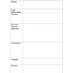 Resume Writing Activity Worksheet Free ESL Printable Worksheets Made